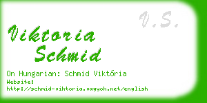 viktoria schmid business card
